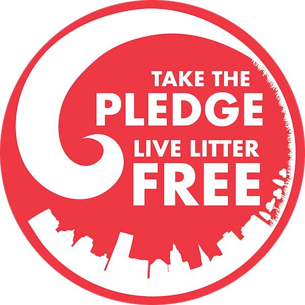 Take the Litter Free Pledge Logo