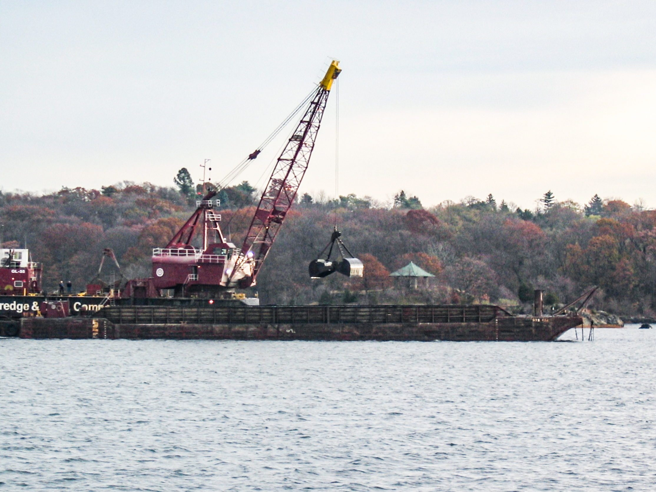 Barge on Providence River