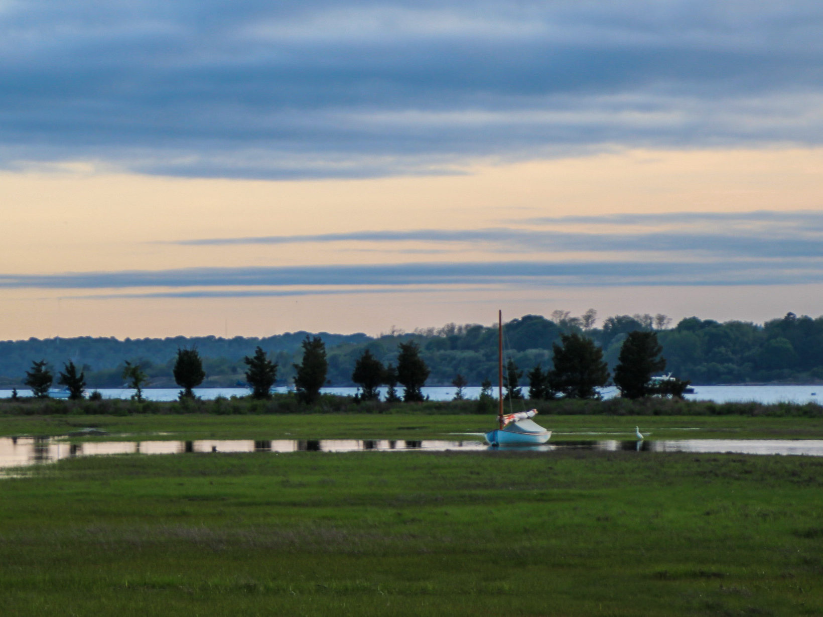 Sunset-on-marsh-in-Narragansett-Bay