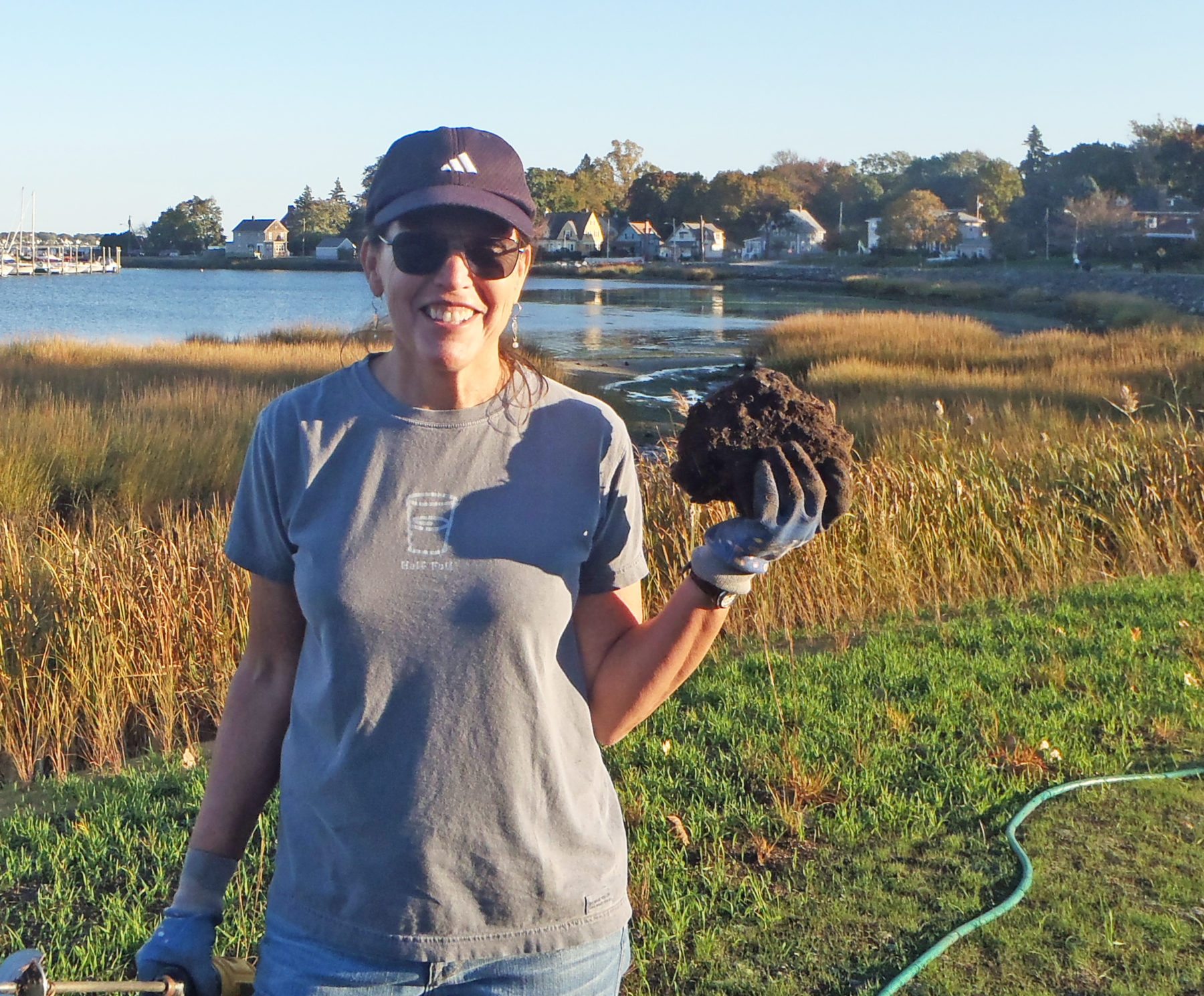 Barbara Rubine, shown here, was recognized in 2018 with Save The Bay's Alison J. Walsh Award for Outstanding Environmental Advocacy