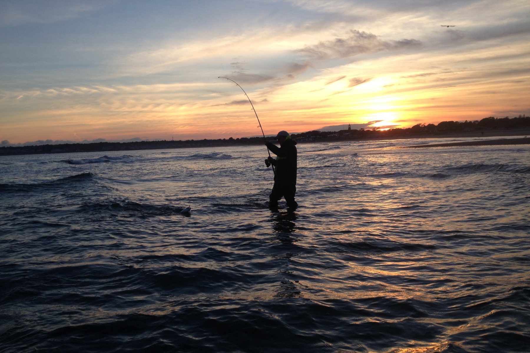Fisherman-at-sunset